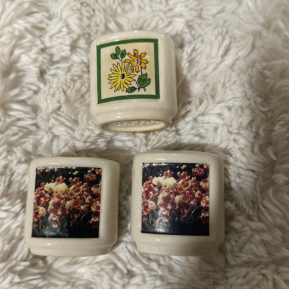 Vintage Japanese Toothpick Holders